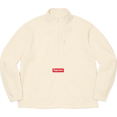 supreme polartec half zip
