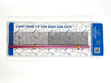Professional Dog Grooming Medium Light Aluminium Comb 7.5  