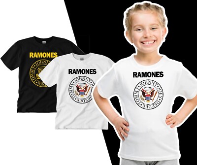 The Ramones 80's Punk Rock Band T-shirt Tee Youth T-shirt Tee New