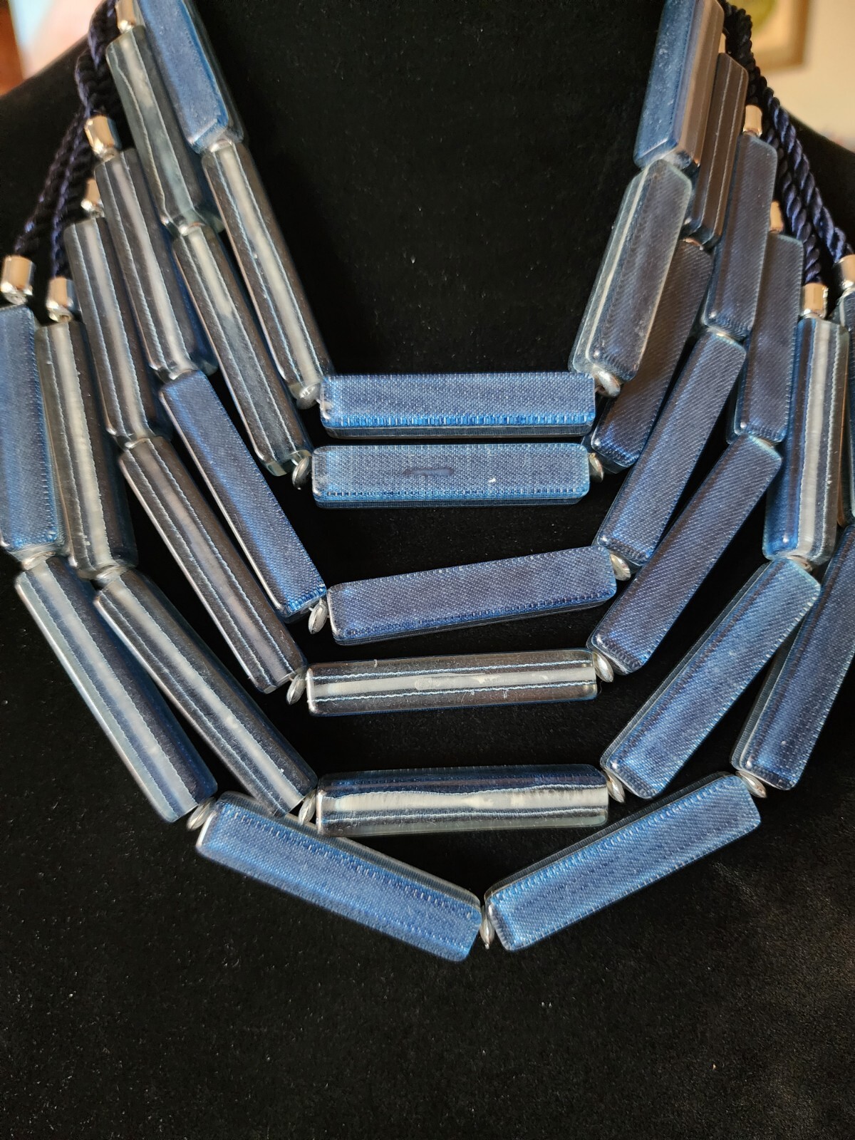 Chico's Delanie Multi-Strand Statement Necklace B… - image 1