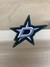 DALLAS STARS EMBROIDERED IRON ON PATCH 2.50” X 3.00” FREE SHIPPING