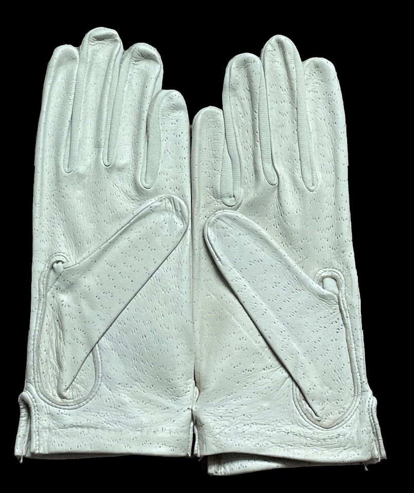 DE COLECCIÓN FOWNES Mujer Elegante Piel de Ciervo Guantes Off White Paquete Original Nuevo de Lote Antiguo Foto 3 de 4