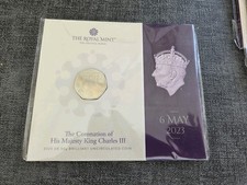 Sealed 2023 The Coronation of His Majesty King Charles III UK &pound;5 BU Coin Pack