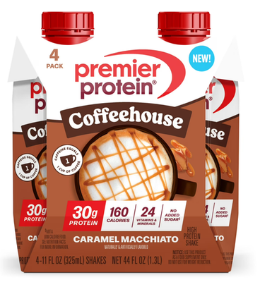 #ad Premier Protein Shake Coffeehouse Caramel Machiatto 30g Protein 11 Fl Oz 4Ct $8.59
