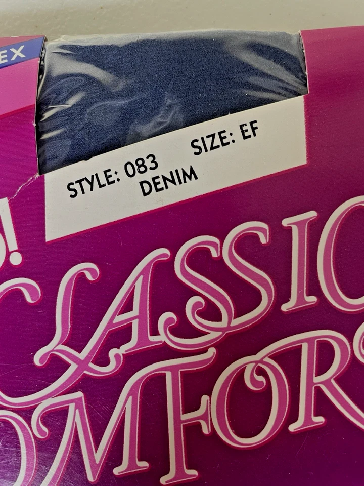 Pantimedias HANES TOO Talla EF Denim Clásicas Cómodas Sedosas Transparentes Control Top Foto 3 de 4