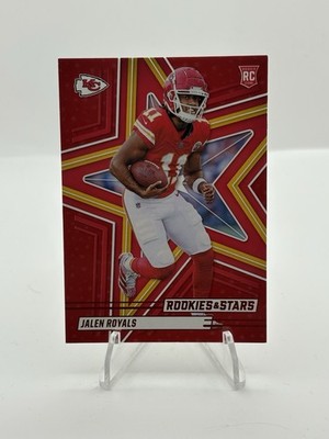 2025 Panini Rookies & Stars #133 Jalen Royals Red RC Kansas City Chiefs