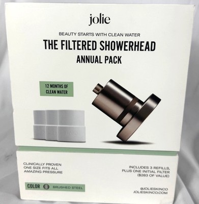 Jolie Filtered Showerhead Annual Pack