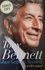 Tony Bennett Autographed Just Getting Started Hardcover Book