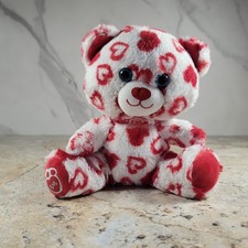 BUILD A BEAR WORKSHOP BUDDIES SMALL VALENTINE HEART TEDDY BEAR PLUSH ANIMAL