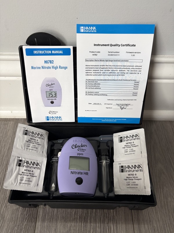 Hanna Instruments HI782 Marine Nitrate High Range Checker — Excellent Condition