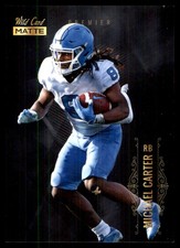 Michael Carter 2021 Wild Card Matte #MBC-59 North Carolina Tar Heels NFL READ