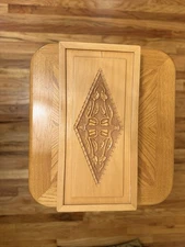 Hand Crafted Back Gammon Board Game Made From Cedar And Walnut Wood 1993-Lebanon