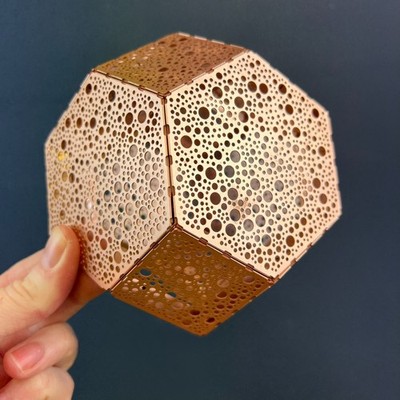 TOM DIXON ''ETCH'' DESIGNER TEELICHT KERZENHALTER KUPFER METALL