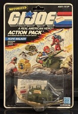 GI JOE ACTION PACK ROPE WALKER 1987 Hasbro 6606 6131 Motorized MOC