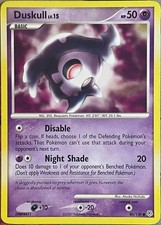 Duskull LV. 15 - 80/130 - Diamond & Pearl Pokemon 2007 on eBay