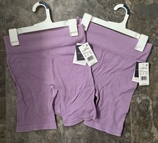 2 Pairs Of Grayson Threads Girls Stretch Bike Shorts, Size 10-12, New