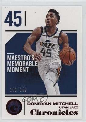 2018-19 Panini Chronicles Red 141/149 Donovan Mitchell #30 16wc