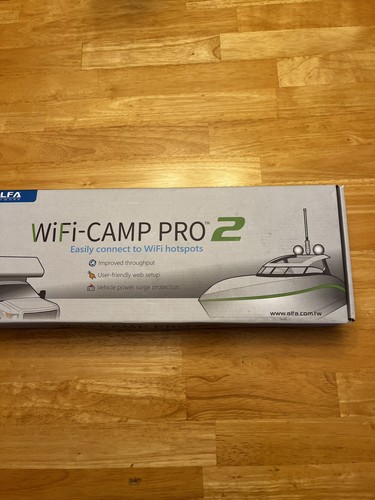 Alfa WiFi Camp Pro 2 long range WiFi Hotspot New Open Box As is Has All Parts - Picture 3 of 16