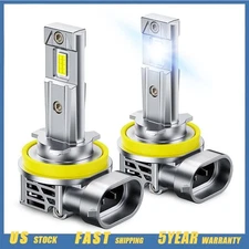 AUXITO H11 LED Headlight Kit Low Beam Bulb Super Bright 6500K HID White 48000LM