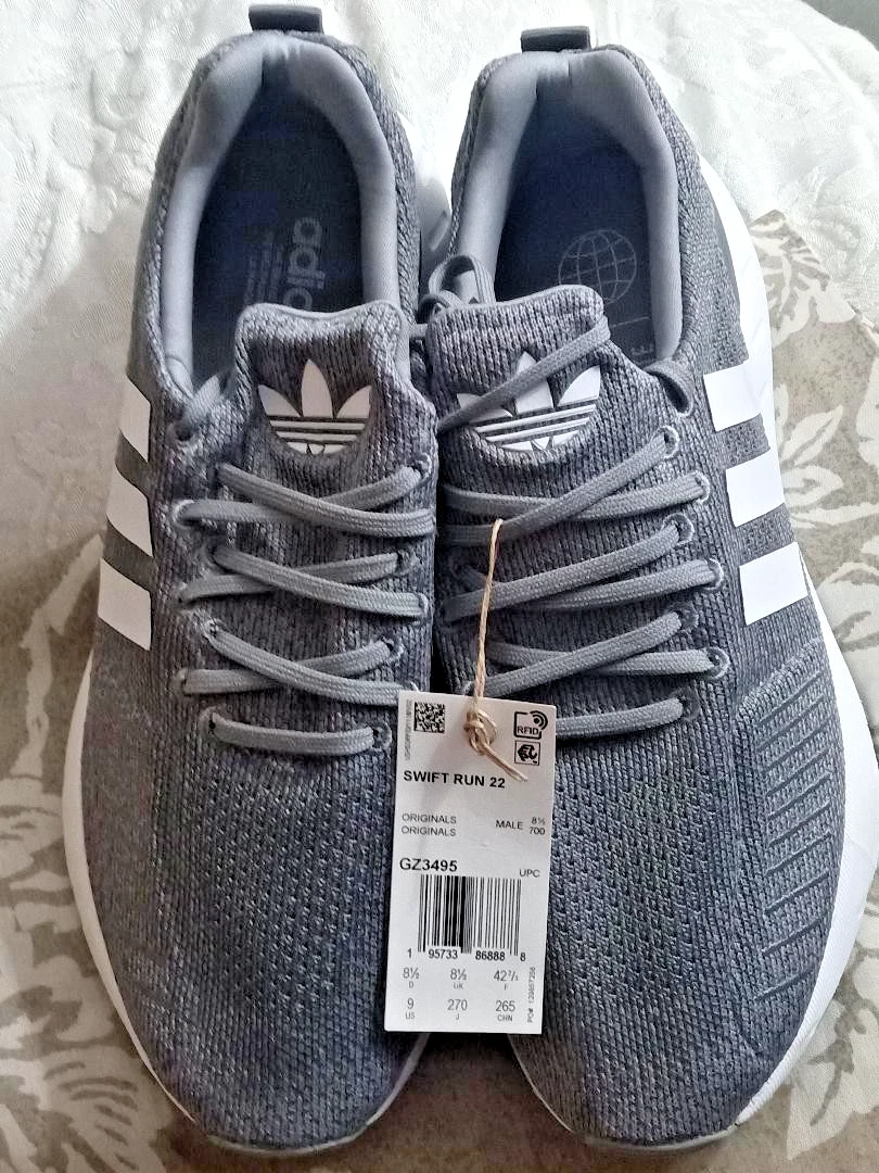 ． Las mejores ofertas en adidas Swift Run 22 White Grey | eBay