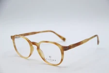 NEW CANALI CO 314 C01 YELLOW HAVANA AUTHENTIC FRAMES EYEGLASSES 49-20