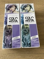 2 L’Oréal Paris Colorista Semi Permanent Hair Color Dye Purple NEW Smart Fade