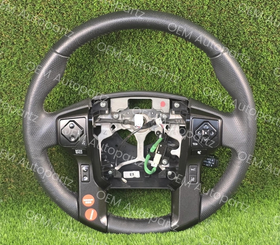 Volante de control multimedia Toyota 4runner 2010-2018 cuero OEM usado Foto 2 de 4