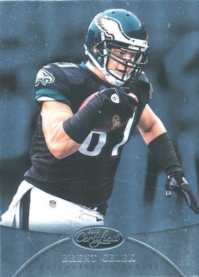 2013 PANINI-CERTIFIED Brent Celek EAGLES Cincinnati BEARCATS