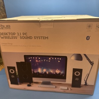 QUB New SEALED  desktop 2.1 PC wireless Sound System