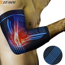 Copper Tennis Elbow Brace Support Compression Sleeve Arthritis Arm Joint Pain
