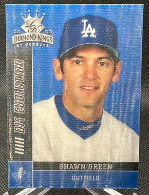  2003 Donruss Diamond Kings DK EVOLUTION 3D INSERT Shawn Green #DK-18 DODGERS!