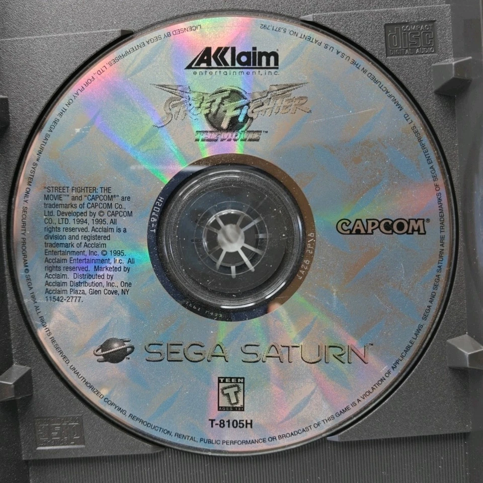 Street Fighter: The Movie Sega Saturn 1995 Tested Works - Image 4 of 4