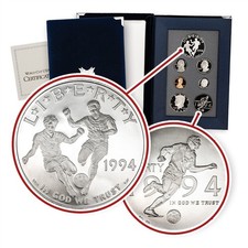 1994 US Mint Prestige Proof Set World Cup USA 7 coin OGP COA