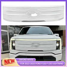 Painted Z1 Yz Oxford White Front Upper Grille For 2022-25 Ford F150 F-150 Lariat