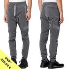 Adidas Blue Version Mens Track Pants Joggers Outdoor Hiking Silver Grey