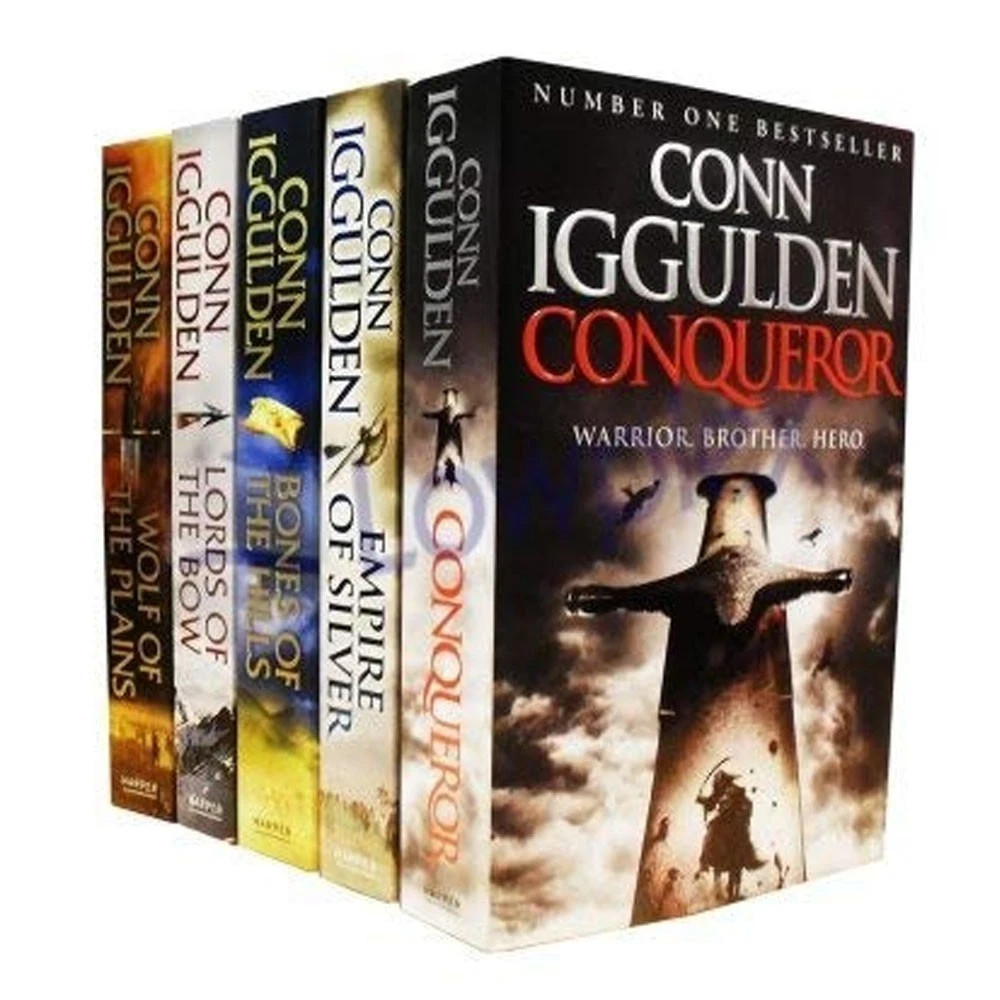 Conqueror Series Collection 5 Books Set By Conn Iggulden Wolf of the Plains,Lord