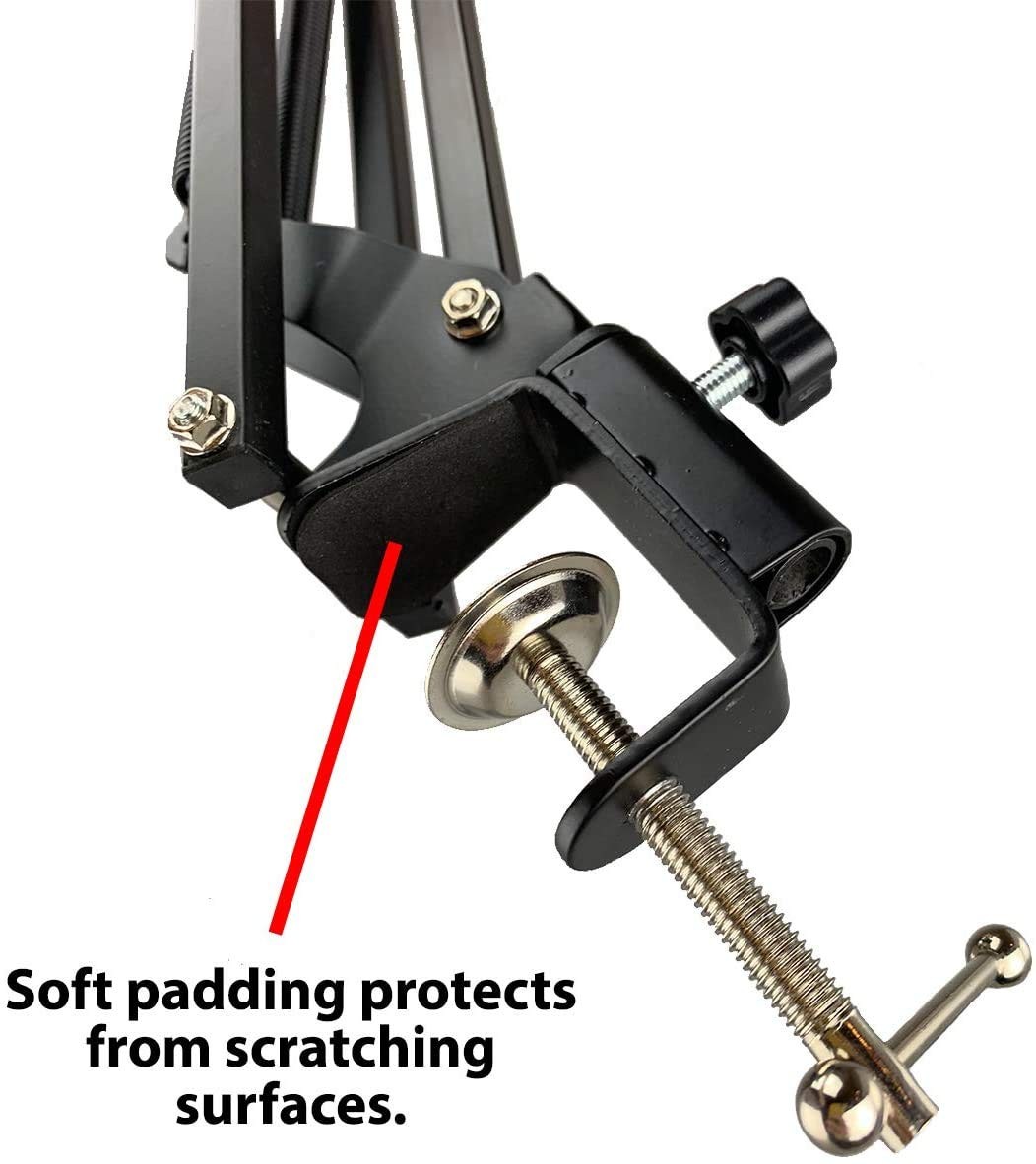 ChromaCast Pro Series 38 Scissors Arm Adjustable Microphone Desk Stand with