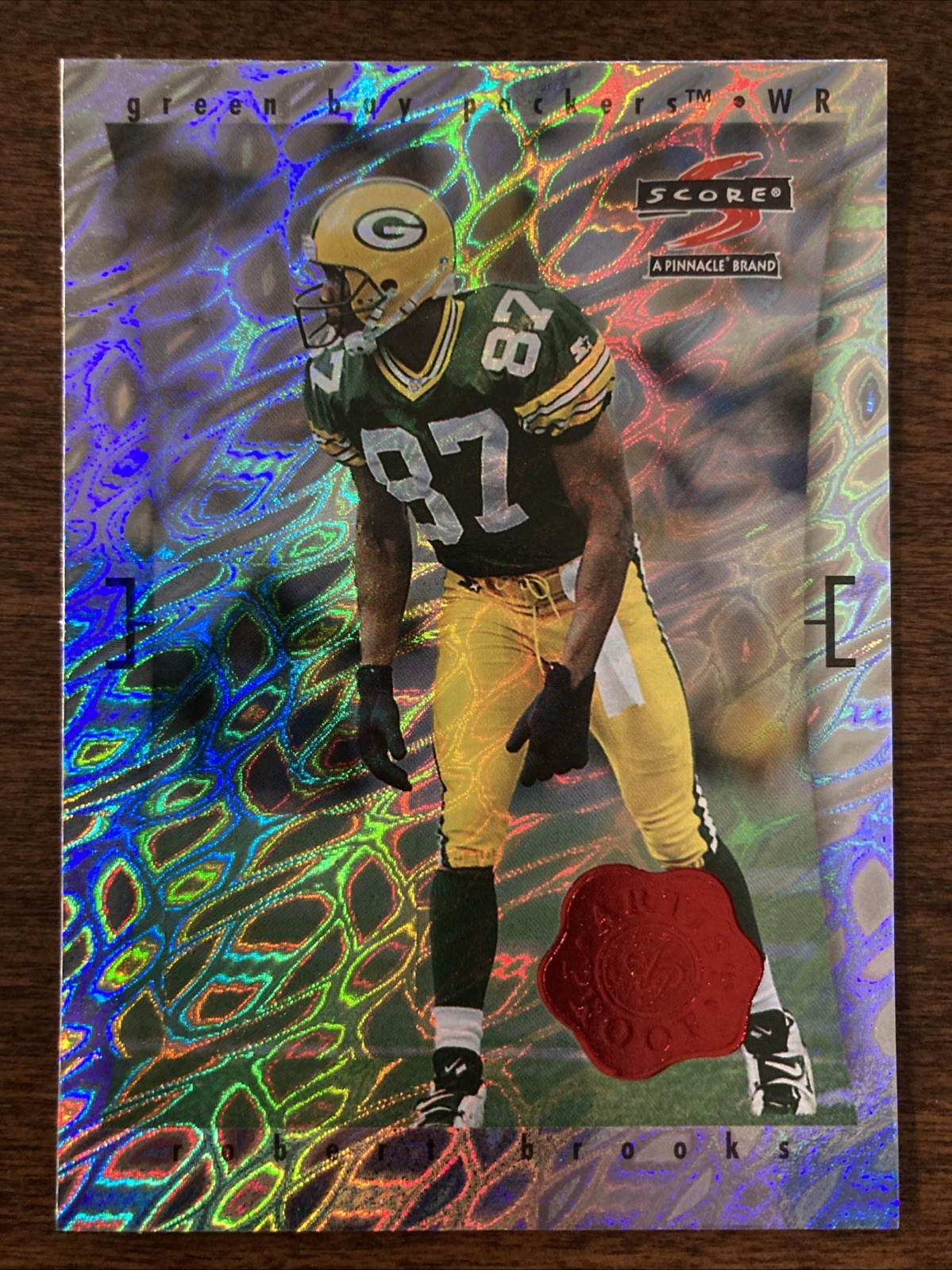 1997 Score Football - Showcase Artist's Proofs - ROBERT BROOKS #256