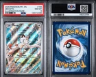 2025 POKEMON PFL EN-PHANTASMAL FLAMES ILLUSTRATION RARE #106 MEOWTH PSA 8