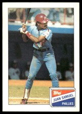Juan Samuel 1988 Topps Bazooka #18 Phillies MLB READ FREE SHIPPING AutographDen