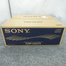 Sony CDP-CE275 5 Disc CD Player Carousel Changer Black Stereo New Factory Sealed