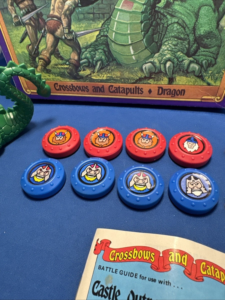 1983 CROSSBOWS and CATAPULTS GAME COMPLETE Dragon Battling