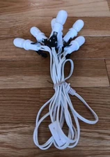 6 Socket Light Set For DICKENS VILLAGE  EQUIPED WITH FIXTURES FOR VILLAGE HOUSES