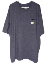 Carhartt Pocket Work Shirt | Official Gray Heather | Mens 2XL / 3XL