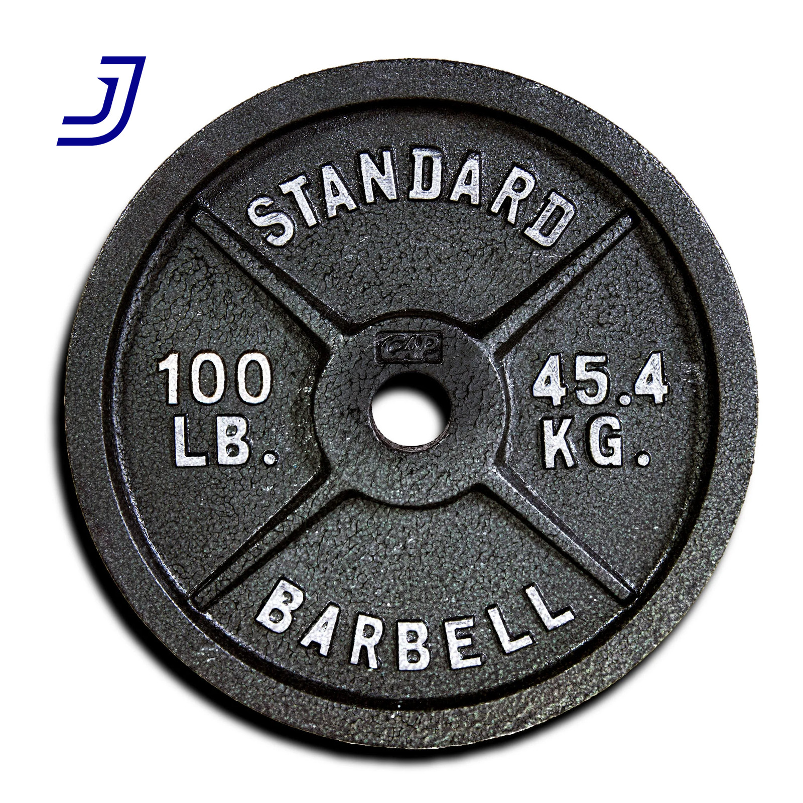 Barbell 100Lb Olympic Cast Iron Weight Plate Single FREE SHI