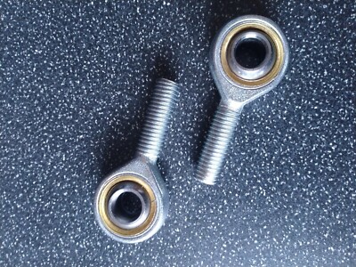 M10 10mm MALE RIGHT HAND THREAD ROSE JOINT TRACK ROD END (PAIR)