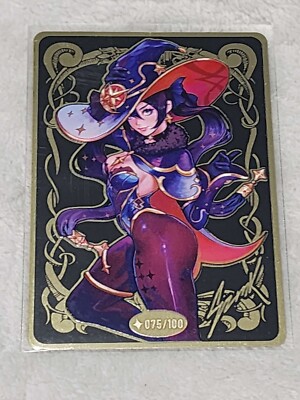 Amanda Lapalme-Mana Moon Genshin Mona Metal Field Center Card NUMBER 075/100