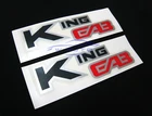 2x KING CAB LOGO STICKER DECAL BAGDE FITS NISSAN BIG-M FRONTIER D21 D22 PICKUP