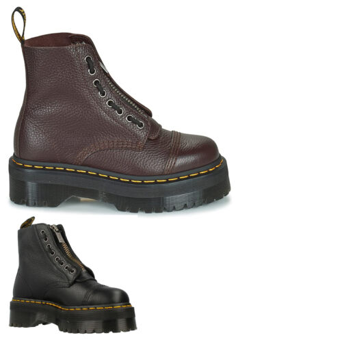 Dr. Martens Womens Boots Sinclair Casual Lace-Up Ankle Nappa Leather - Afbeelding 1 van 9