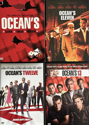 DVD-Set OCEAN S ELEVEN, OCEAN S TWELVE, OCEAN S THIRTEEN, 349 min